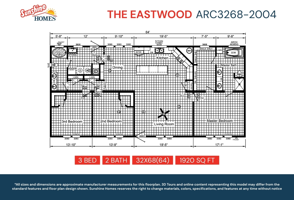 ARC The Eastwood ARC3268-2004 from Mid State Quality Homes